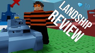 Landship Tank Review Noobs In Combat Roblox [upl. by Torto35]