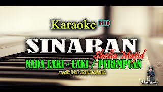 SINARAN  KARAOKE  SHELLA MAJID  PUTRI SONG [upl. by Adrahc]