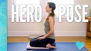 Hero Pose  Virasana  Foundations of Yoga [upl. by Ayenet]