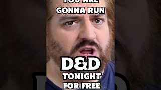 You Are Gonna Run DampD Tonight for FREE  MCDM  Running the Game dungeonsanddragons [upl. by Opiuuk]