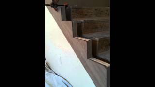 Mitering stair skirt boards part 6 [upl. by Imiaj]