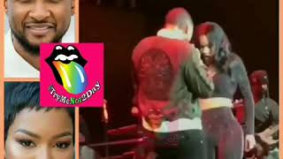 TEYANA TAYLOR GRINDING ON USHER AT HIS CONCERT😜😱😱 [upl. by Aneret521]