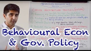 Behavioural Economics and Government Policy Nudge Policies [upl. by Aistek]