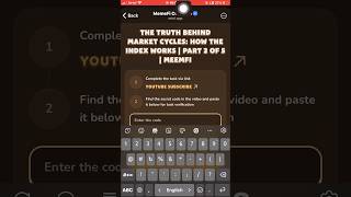 THE TRUTH BEHIND MARKET CYCLES HOW THE INDEX WORKS  PART 2 OF 5  MEEMFI  memefi cod [upl. by Inalawi]