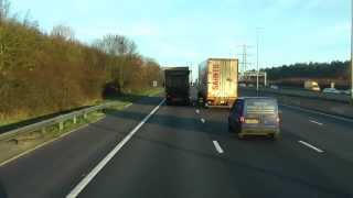 M1 Motorway  J6A to J14 M25 to Milton Keynes [upl. by Karlotta]