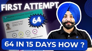 PTE exam review 64 Scores in 15 days how to get 7 each 65 scores best tips  Gurwinder Sir [upl. by Casabonne]