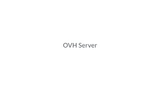 OVH Server OVH Dedicated Server ovhcloud VPS [upl. by Oicnerolf287]