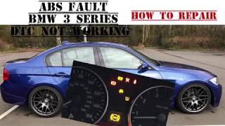 BMW 3 SERIES E90 ABS Warning Light On Not ABS RINGS OR SENSORS HOW TO REPAIR [upl. by Gerdy]