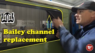 Landcruiser Sliding windows  Double bailey channel replacement [upl. by Yadsnil877]