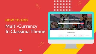 Classima  How to Add multicurrency feature in classified ads website with WordPress [upl. by Whiffen]