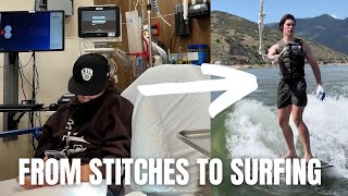 TEENAGER SLICES THUMB THE NIGHT BEFORE OUR BOATING ADVENTURE [upl. by Mazlack]