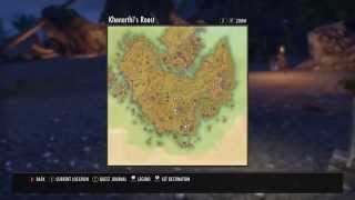 The Elder Scrolls Online Tamriel Unlimited Map Size [upl. by Toile138]