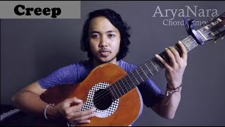 Chord Gampang Creep  Radiohead by Arya Nara Tutorial Gitar [upl. by Tedmann]