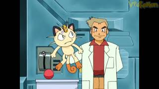 Meowth attacks Professor Oak  Professor Oak Funny Moments [upl. by Kenric]