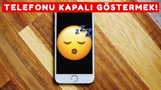 Telefon Açıkken Kapalıymış Gibi Gösterme Yolları [upl. by Demmahum]