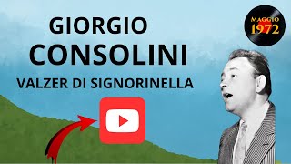 Giorgio Consolini  Valzer di Signorinella 1948 [upl. by Orodisi]