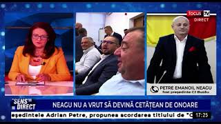 Petre Emanoil Neagu la Focus TV [upl. by Naicad]