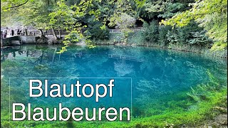 Blautopf in Blaubeuren  Motorradausfahrt [upl. by Loy]