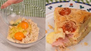 Torta di pane raffermo salata un’ottima idea per riutilizzare il pane che hai in casa [upl. by Kurt450]