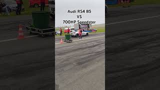 700HP Opel Speedster Turbo VS Audi RS4 14 Mile Battle efrgermany [upl. by Farrica]