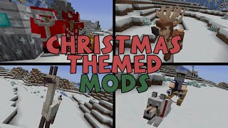 Top 10 Christmas Themed Mods for Minecraft 119  2022 [upl. by Aiym491]