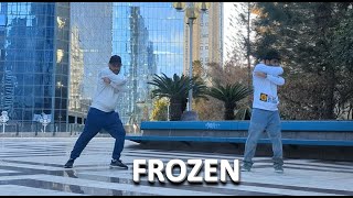 Madonna Vs Sickick  Frozen  Shaddad amp Hassan Freestyle Dance [upl. by Barkley]