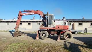 1983 Poclain 75 PB Wheeled excavator [upl. by Sacul474]