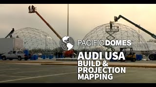 Projection Mapping Audi Projection Theater Build Timelapse –VIDEO [upl. by Ronny]