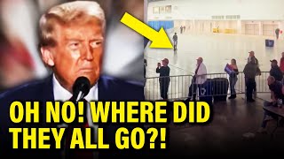 EXHAUSTED Trump LOSES IT over EMPTY rally [upl. by Tereve]