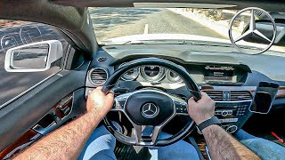 Mercedes C250 2014 Coupe Turbo POV Test Drive  W204 Smooth Acceleration [upl. by Arikihs128]