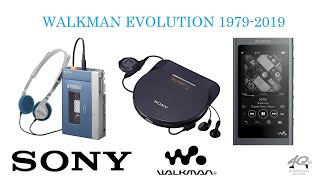 SONY Walkman evolution 19792019 [upl. by Chico]