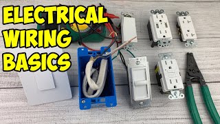 Home Electrical Wiring Basics  Tutorial 2022 [upl. by Aramat102]