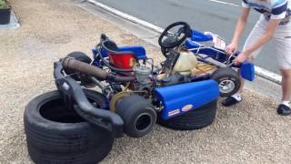 Démarrage karting 125cc IAME [upl. by Gorlin]