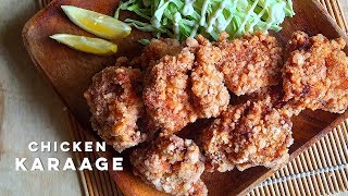 Super Crispy Chicken Karaage Recipe  Easy Japanese Style Fried Chicken Recipe [upl. by Quince350]