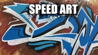 Graffiti SpeedArt  Glass horror [upl. by Christoforo]