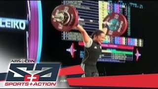 The Score Hidilyn Diazs podium finish at the 2017 IWF World Championships [upl. by Ffirahs]