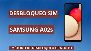 Desbloquear Samsung Galaxy A02s  Liberar Samsung A02s [upl. by Caundra708]