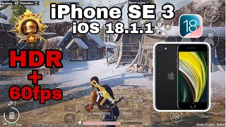 iPhone SE 3 HDRExtream PUBG Test 2024  I IOS 1811  PUBG 35 Update Livik… [upl. by Nnylyram556]