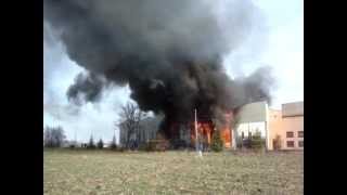 Incendio co magazzino stagionatura ParmigianoReggiano a Noceto Parma [upl. by Oihsoy968]