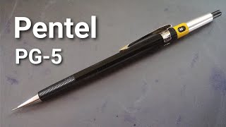 Pentel PG5 05mm Mechanical Pencil Short Review [upl. by Ednarb]