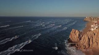 Bisbee tournament start shot  Cabo Fishing Tournament  Blue Sky Cabo [upl. by Nomrej]