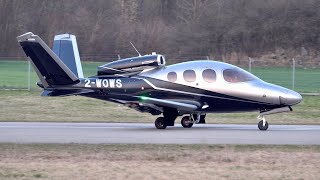 Cirrus SF50 Vision Jet TakeOff and Landing [upl. by Derman]