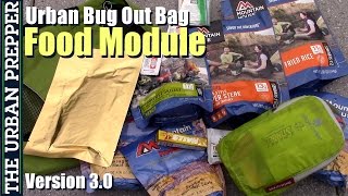 Food Module  Urban Bug Out Bag  Version 30 [upl. by Ocsic613]