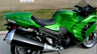 Overview and Review 2012 Kawasaki ZX14R Ninja in Golden Blazed Green Special Edition [upl. by Twelve]