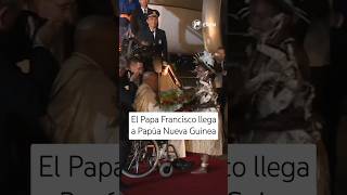 El Papa Francisco llega a Papúa Nueva Guinea [upl. by Cristoforo]