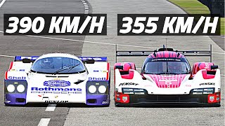 Can A GROUP C Car Beat A HYPERCAR  Le Mans Without Chicanes [upl. by Burdelle]