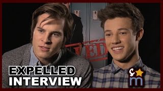 Cameron Dallas amp Marcus Johns Read One Direction Lyrics Dramatically  Expelled Interview [upl. by Sotsirhc]