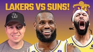 Lakers vs Suns LeBron And Anthony Davis Are Back What Were Watching For [upl. by Lipfert]