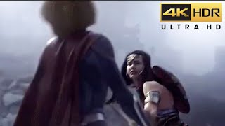 Supergirl vs Wonder Woman Fight Scene 2024 4K Ultra HD [upl. by Naeruat]