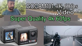 Gocam Ride Review  gocam dac 101 camera test  action camera under 10000 shorts shortvideo [upl. by Ahsirpac]